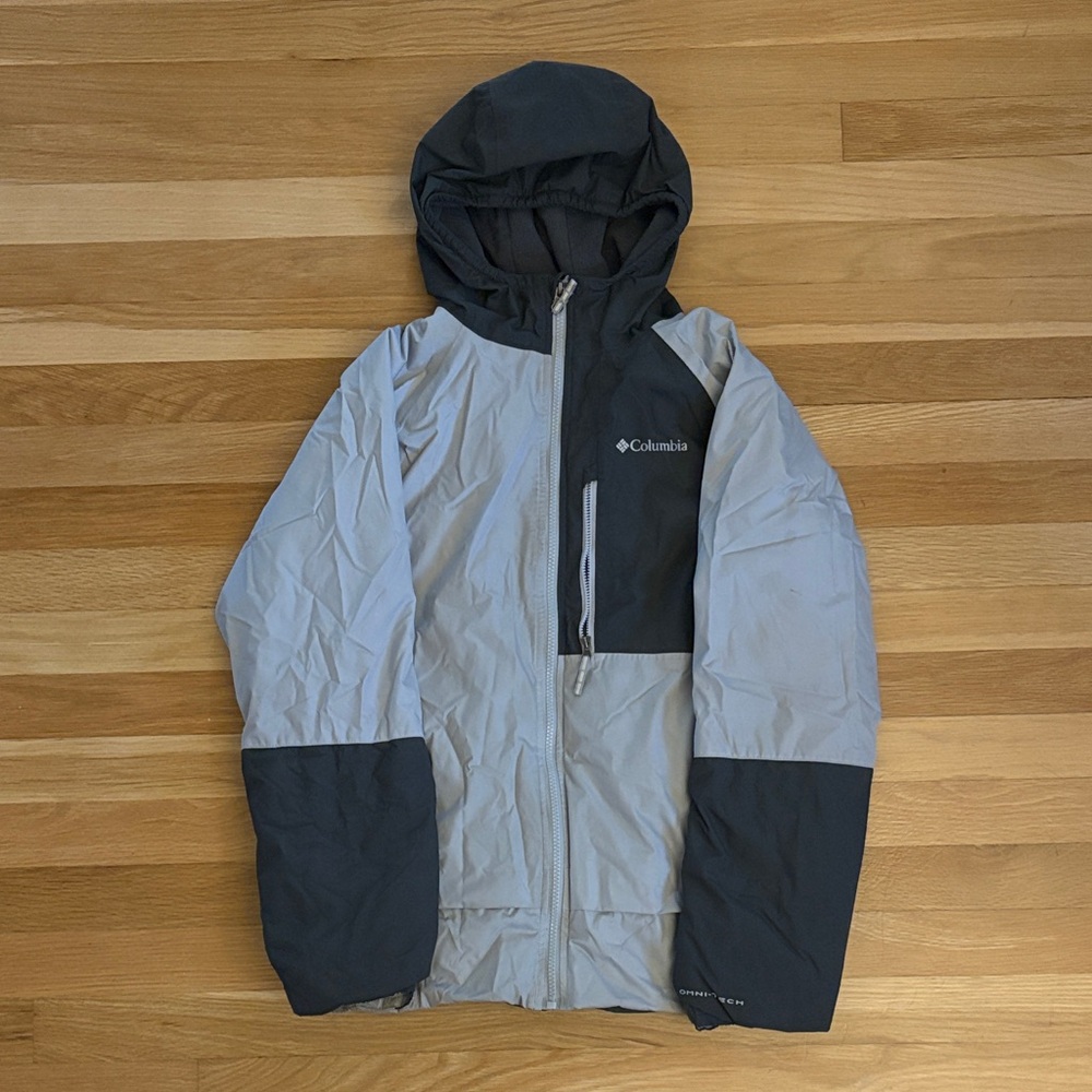 Columbia Gray and Black Hooded Jacket